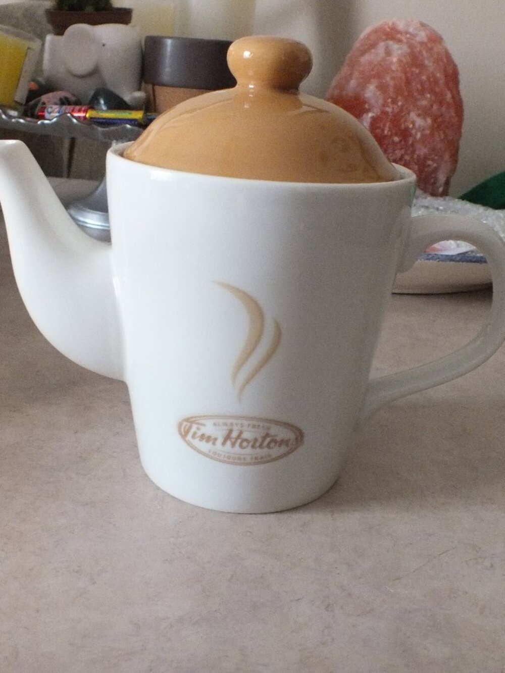 2006 TIM HORTONS Two Cup Honey Top Teapot